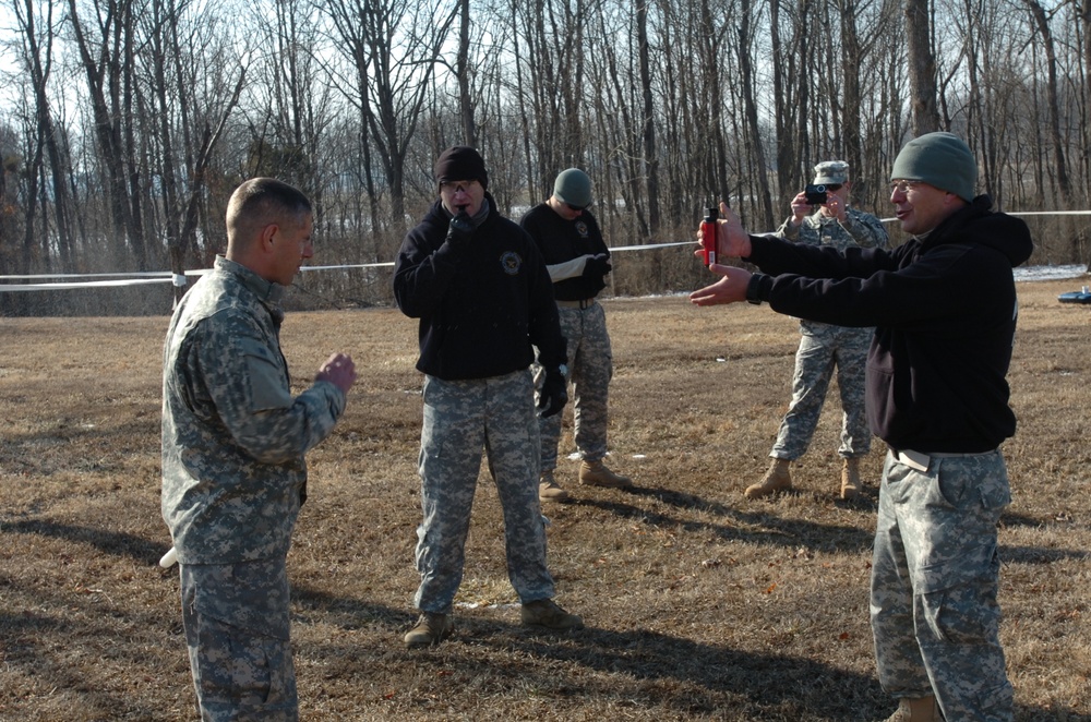 C Company 1-200th Infantry train for deployment