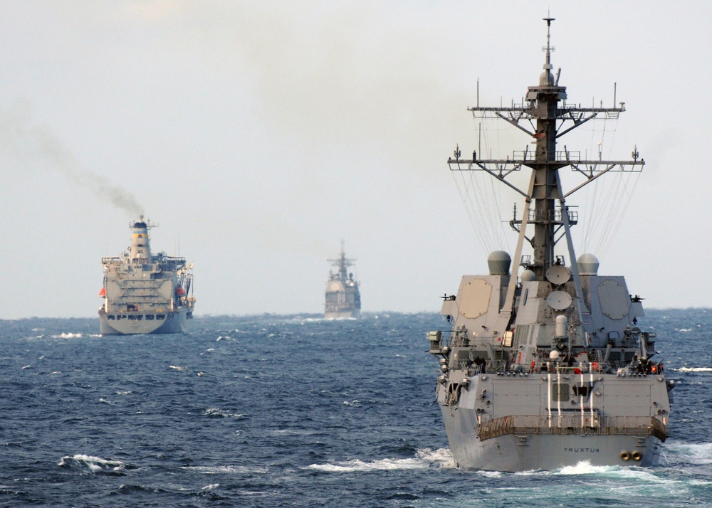 George H.W. Bush Carrier Strike Group Perform Transit Exercises