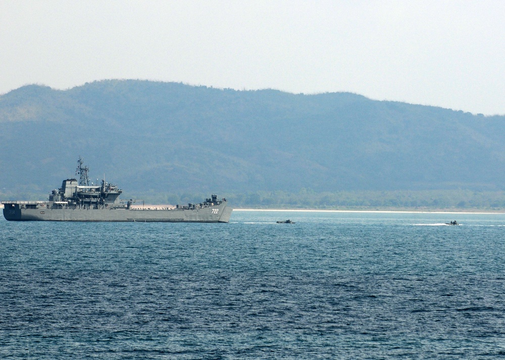 HTMS Surin in the Gulf of Thailand