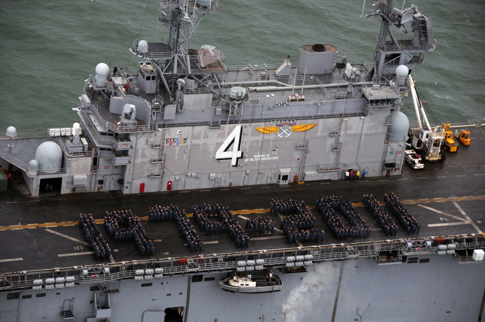 USS Nassau Prepares For Decommissioning