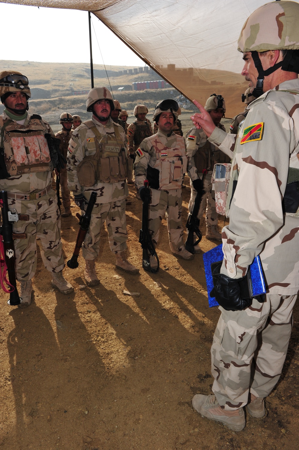 Iraqi Army Training at COS Marez