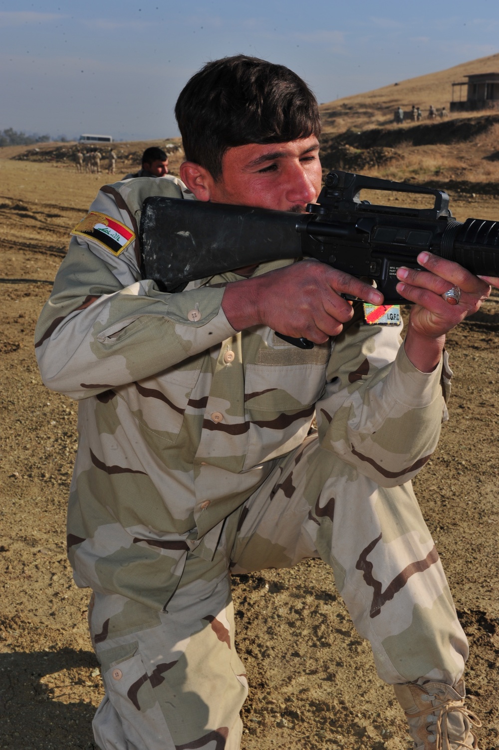 Iraqi Army Training at COS Marez