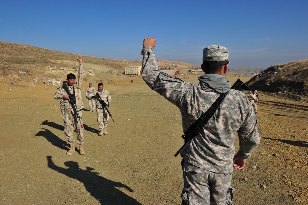 Iraqi Army Training at COS Marez