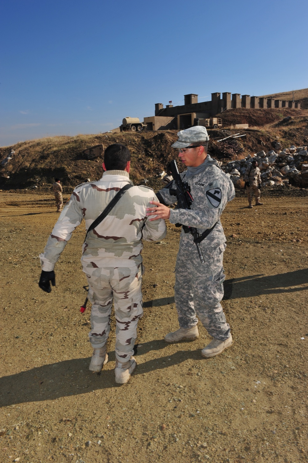 Iraqi Army Training at COS Marez