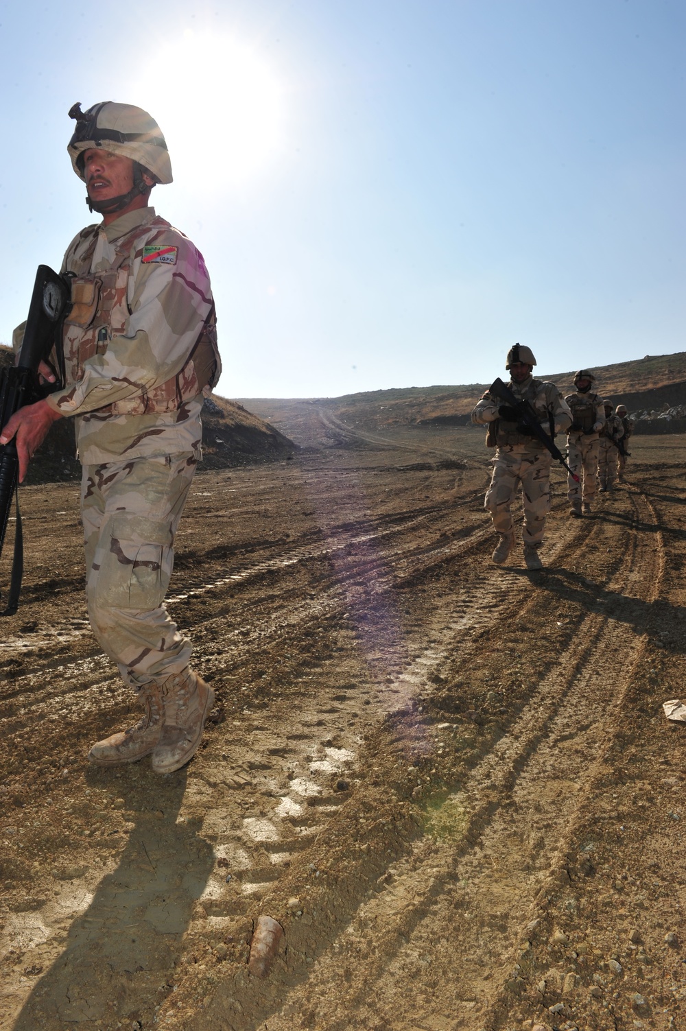 Iraqi Army Training at COS Marez