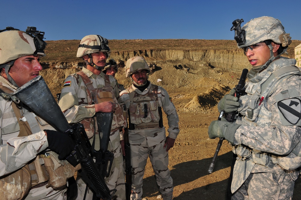 Iraqi Army Training at COS Marez