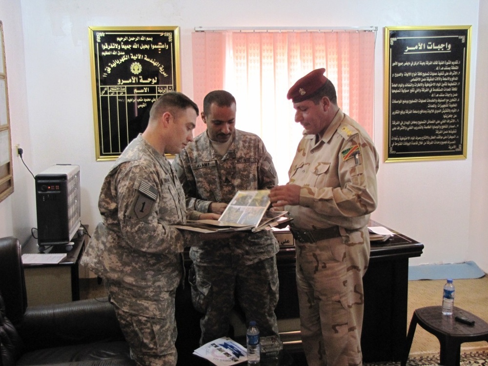 USD-C ‘Lifeline’ Battalion leaders continue to build relationships with Iraqi logistical leaders
