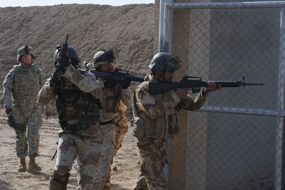 Iraqi Special Forces Live and Dry Fire Training