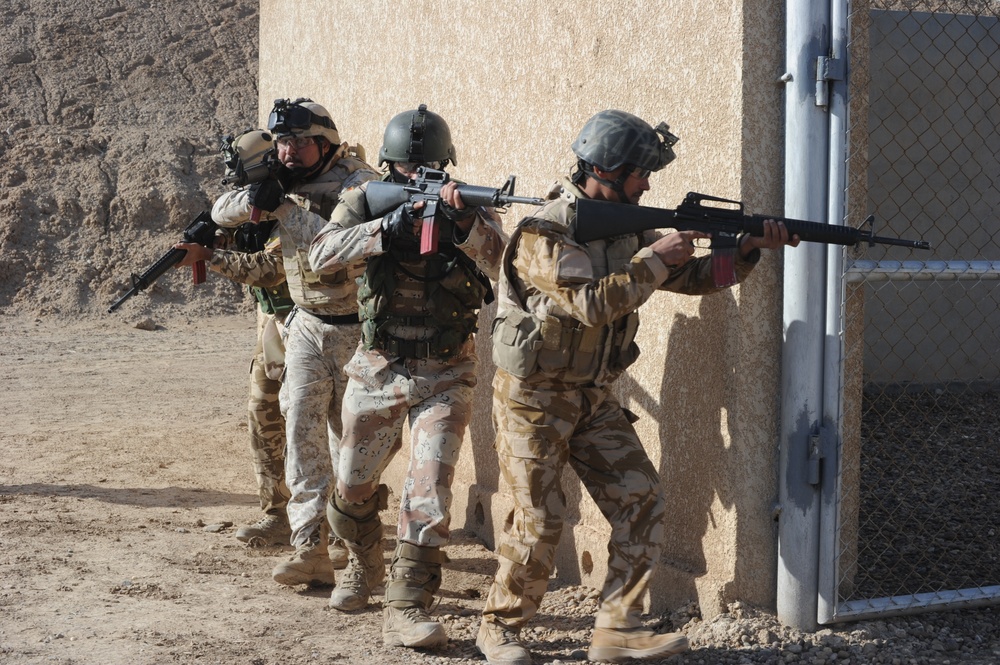 Iraqi Special Forces Live and Dry Fire Training