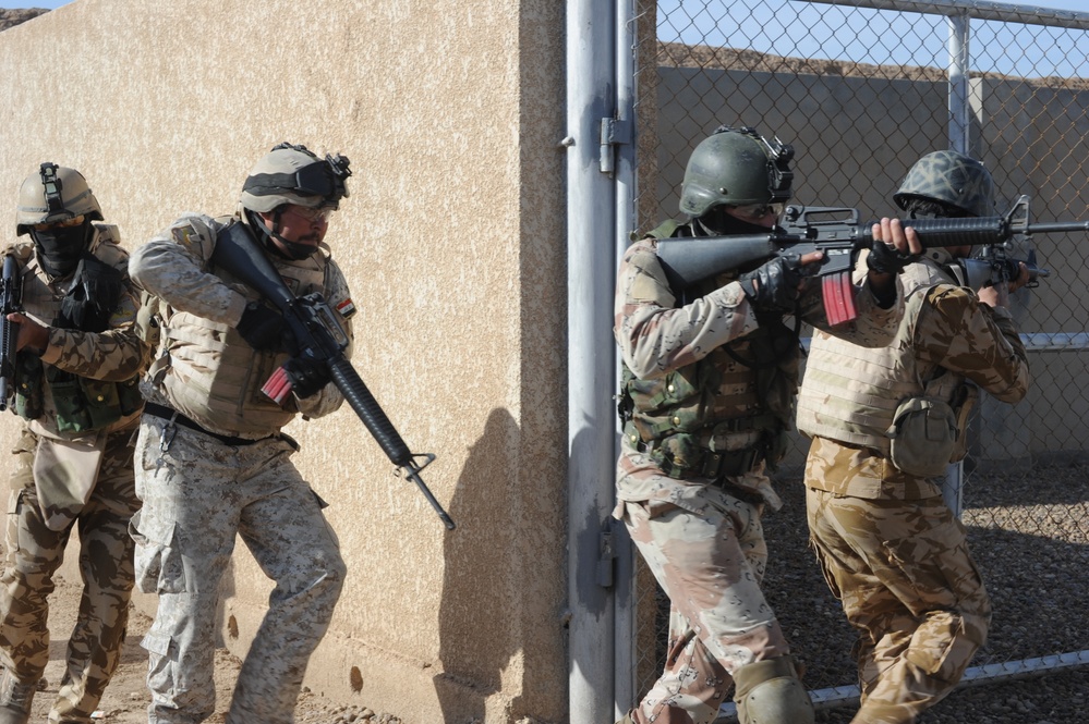 Iraqi Special Forces Live and Dry Fire Training