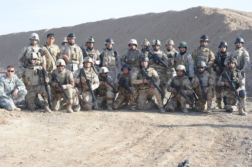 Iraqi Special Forces Live and Dry Fire Training