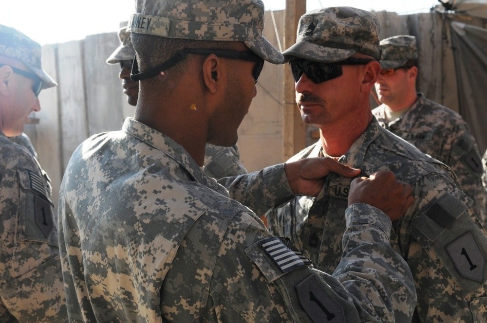 ‘First Lightning’ Battalion Soldiers awarded Combat Action Badge