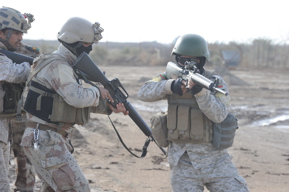 Iraqi Special Forces Live and Dry Fire Training