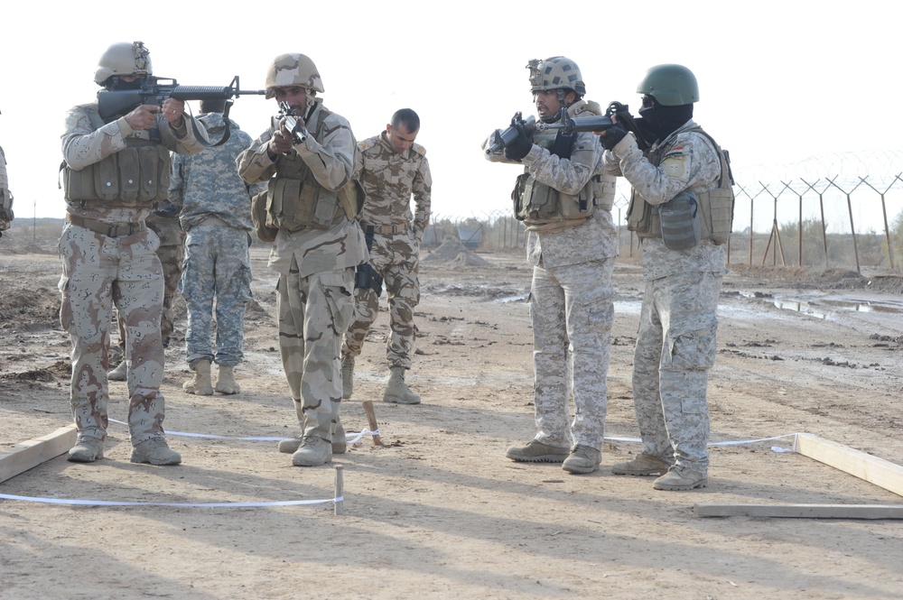 Iraqi Special Forces Live and Dry Fire Training