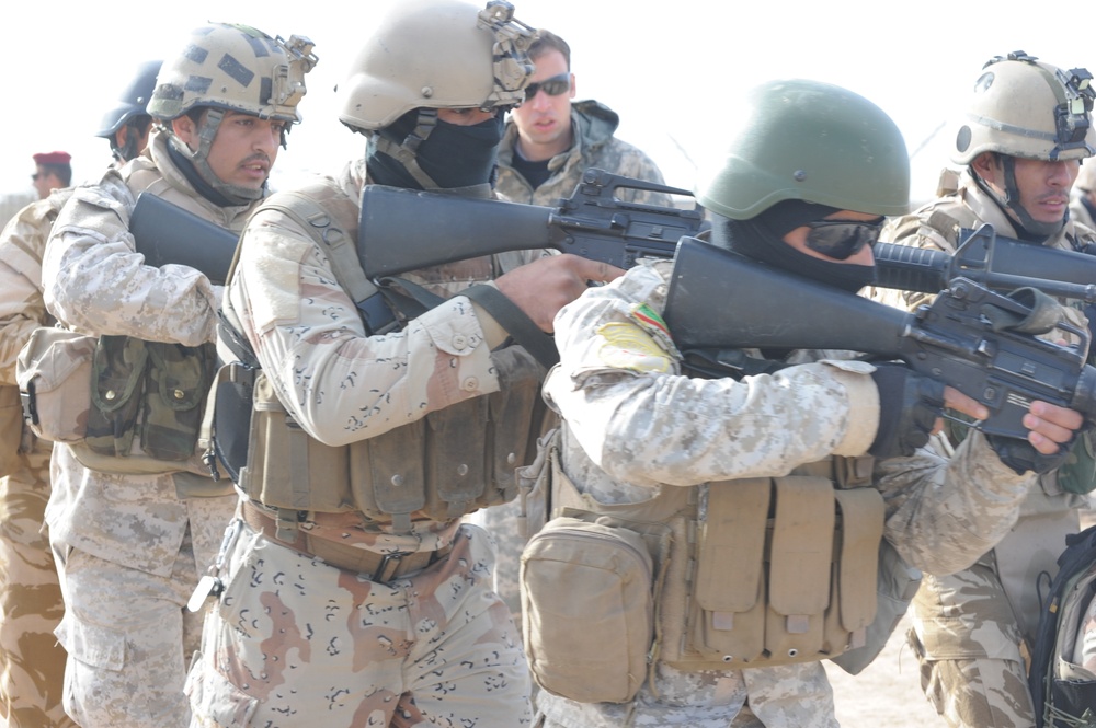 Iraqi Special Forces Live and Dry Fire Training