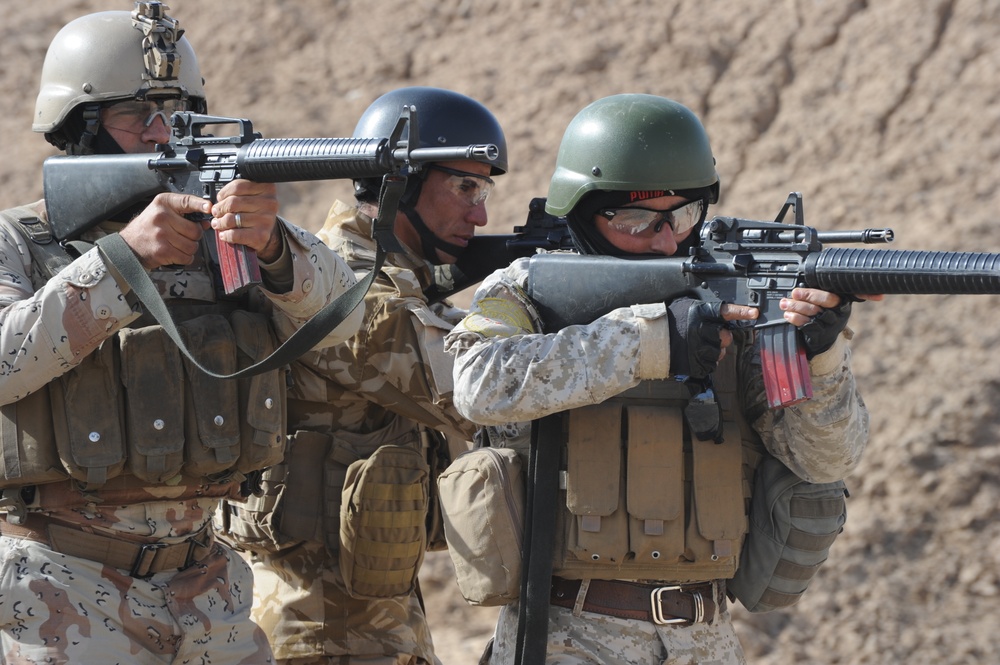 Iraqi Special Forces Live and Dry Fire Training