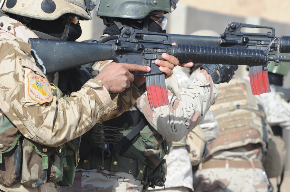 Iraqi Special Forces Live and Dry Fire Training