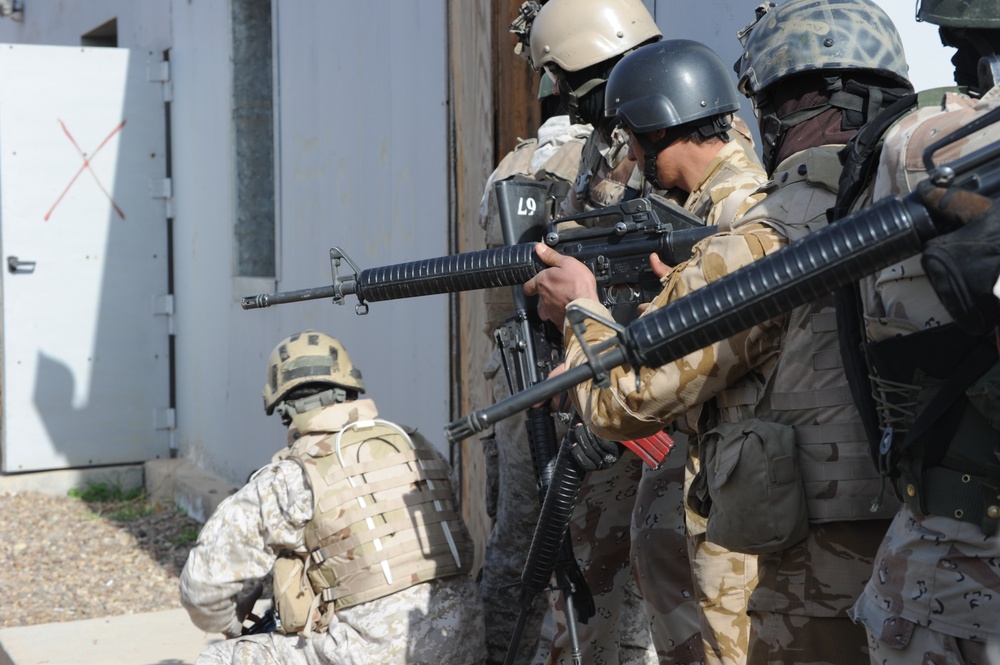 Iraqi Special Forces Live and Dry Fire Training