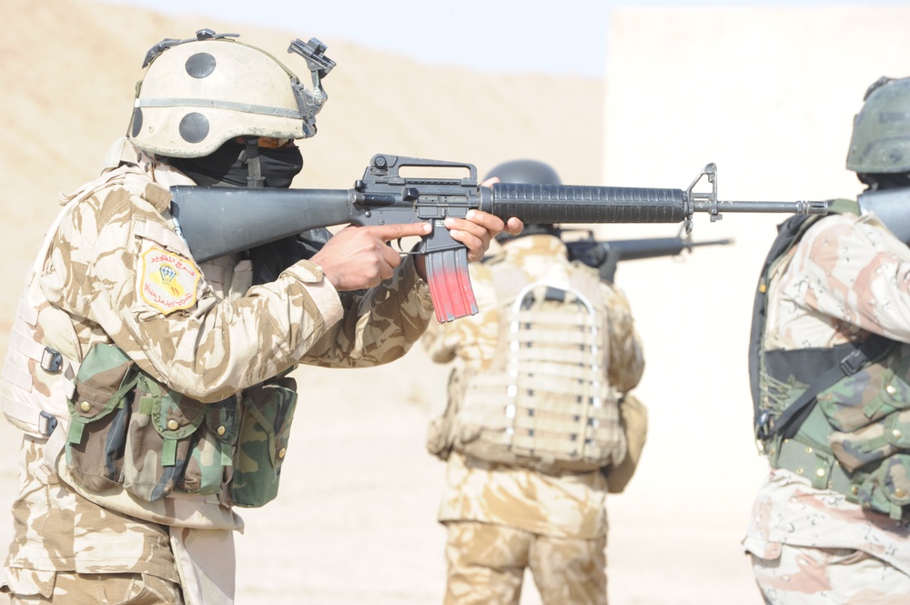 Iraqi Special Forces Live and Dry Fire Training