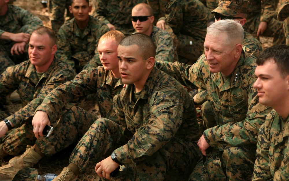 Marines at Ban Chan Krem during Cobra Gold 2011