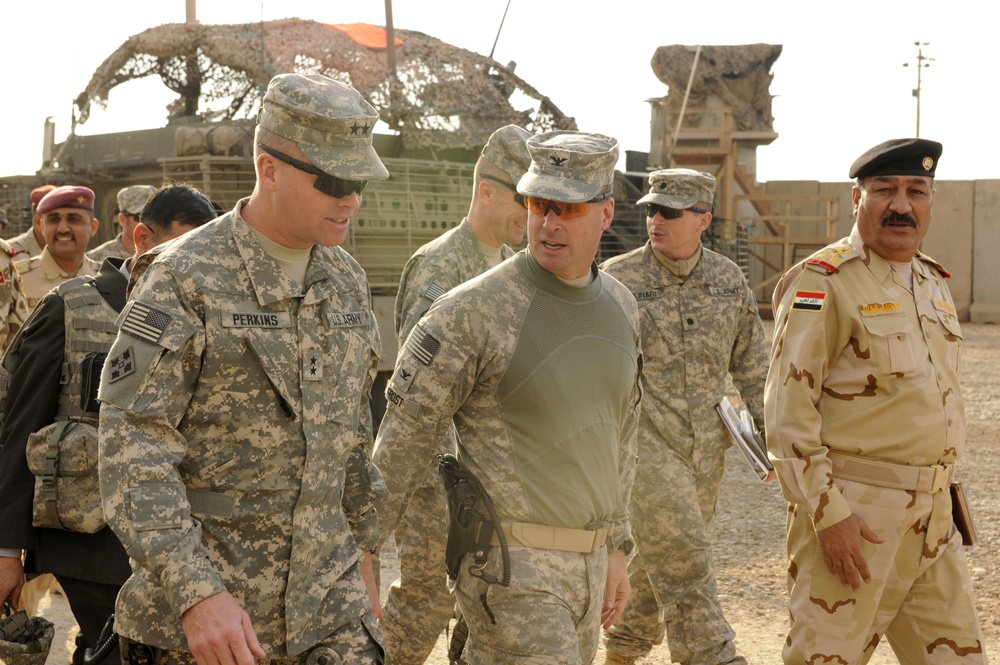 Kirkush military base visit