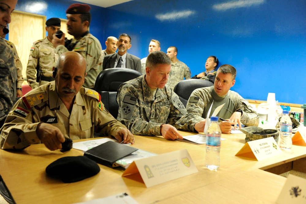 Kirkush military base visit