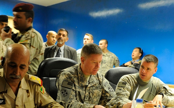 Kirkush military base visit