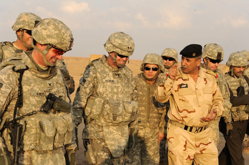 Kirkush military base visit