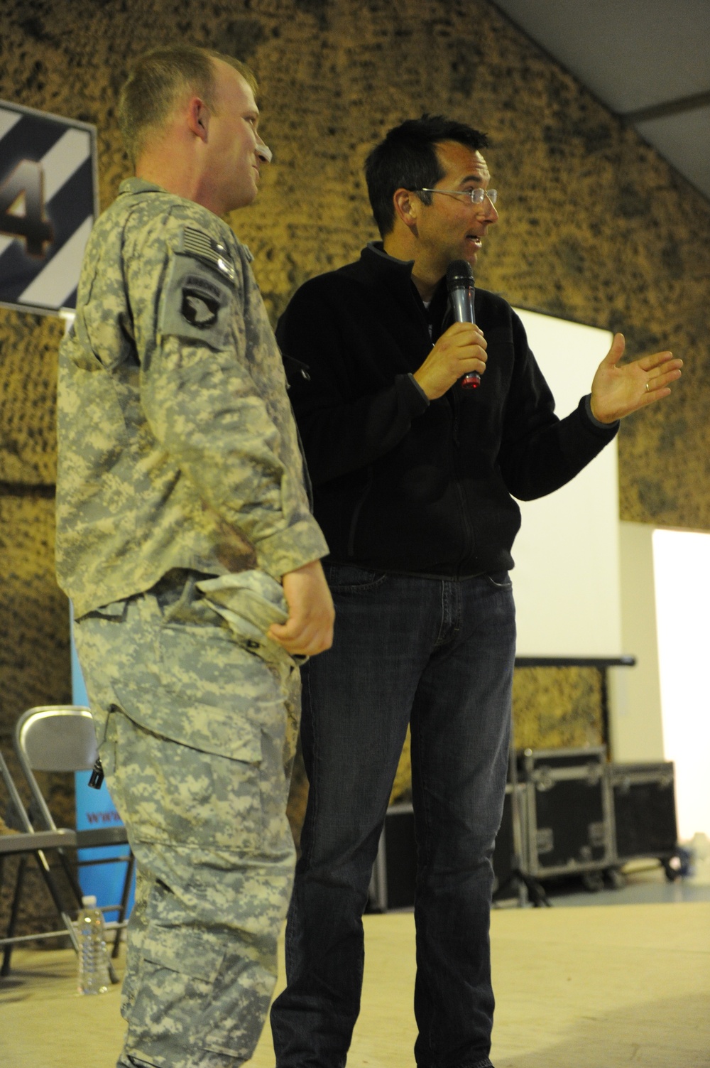 Improv in Iraq Tour at Camp Ramadi