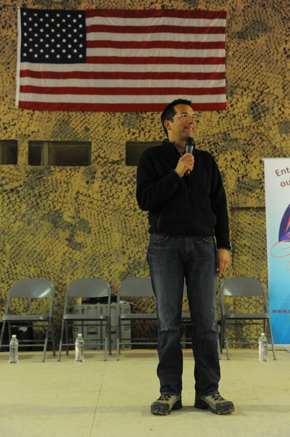 Improv in Iraq Tour at Camp Ramadi