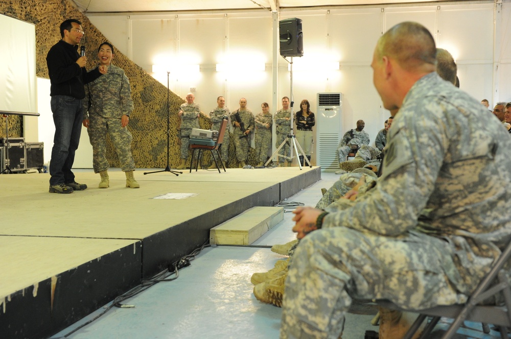 Improv in Iraq Tour at Camp Ramadi