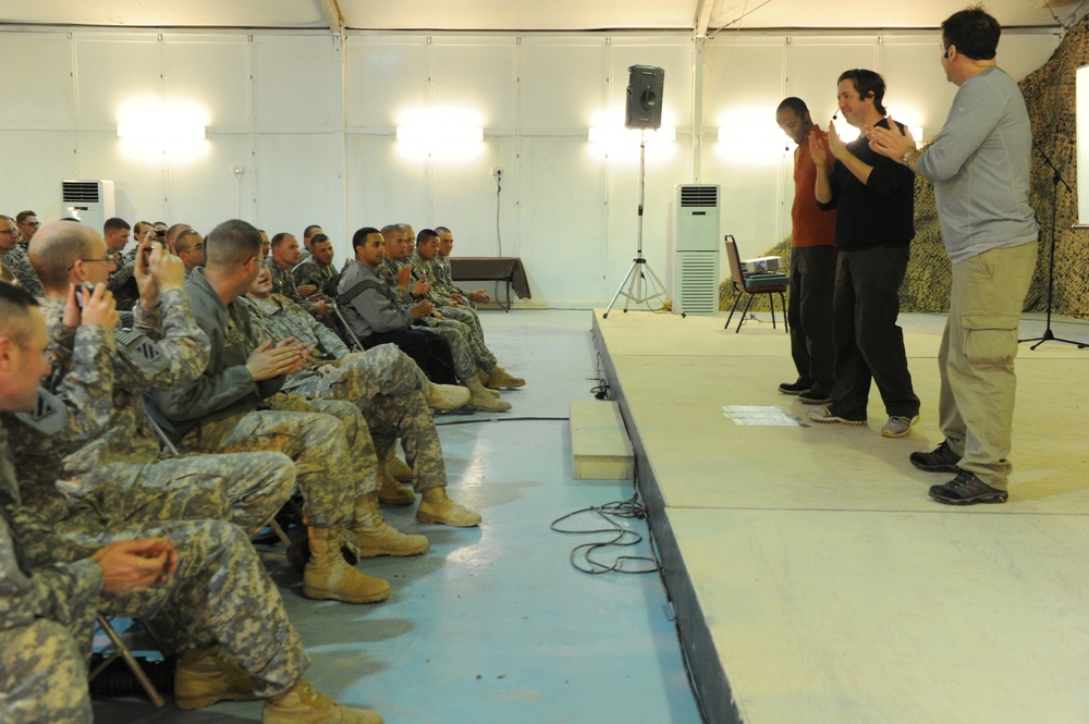 Improv in Iraq Tour at Camp Ramadi