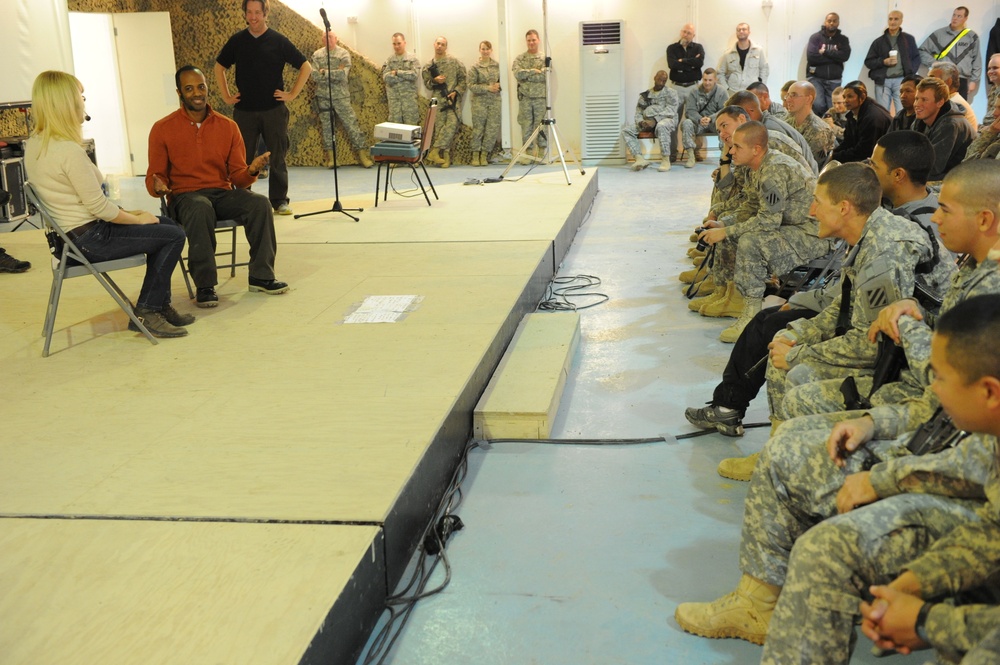 Improv in Iraq Tour at Camp Ramadi