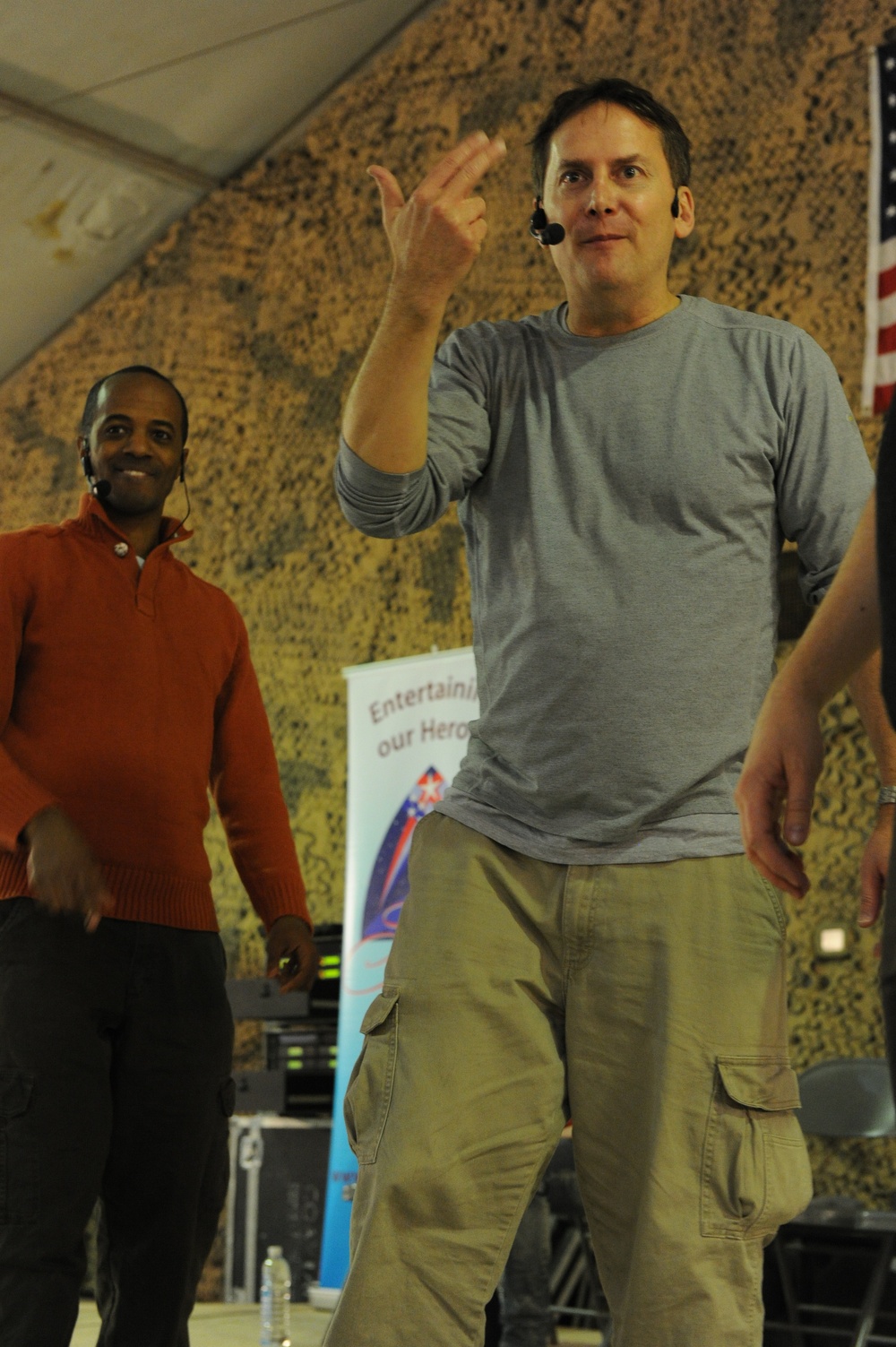 Improv in Iraq Tour at Camp Ramadi