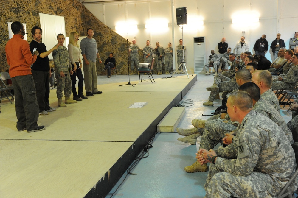 Improv in Iraq Tour at Camp Ramadi