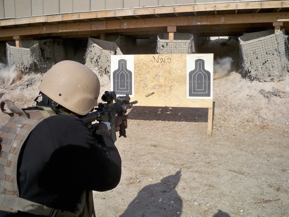 Training Together: USD-C ‘Aces’ Company brings partners to marksmanship range