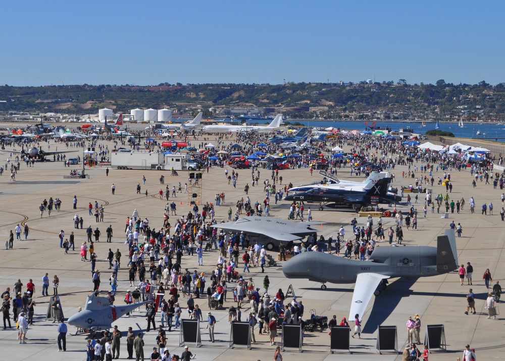 Aircraft Display at the Centennial of Naval Aviation