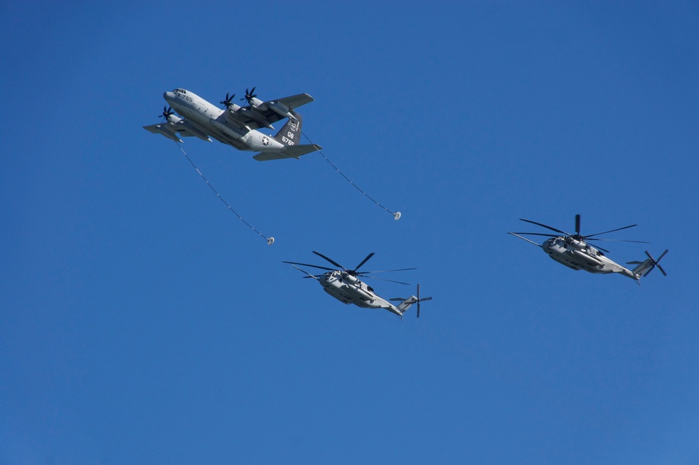 Aircraft Fly Over San Diego Bay During Centennial of Naval Aviation