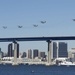 Aircraft Fly Over San Diego Bay During Centennial of Naval Aviation