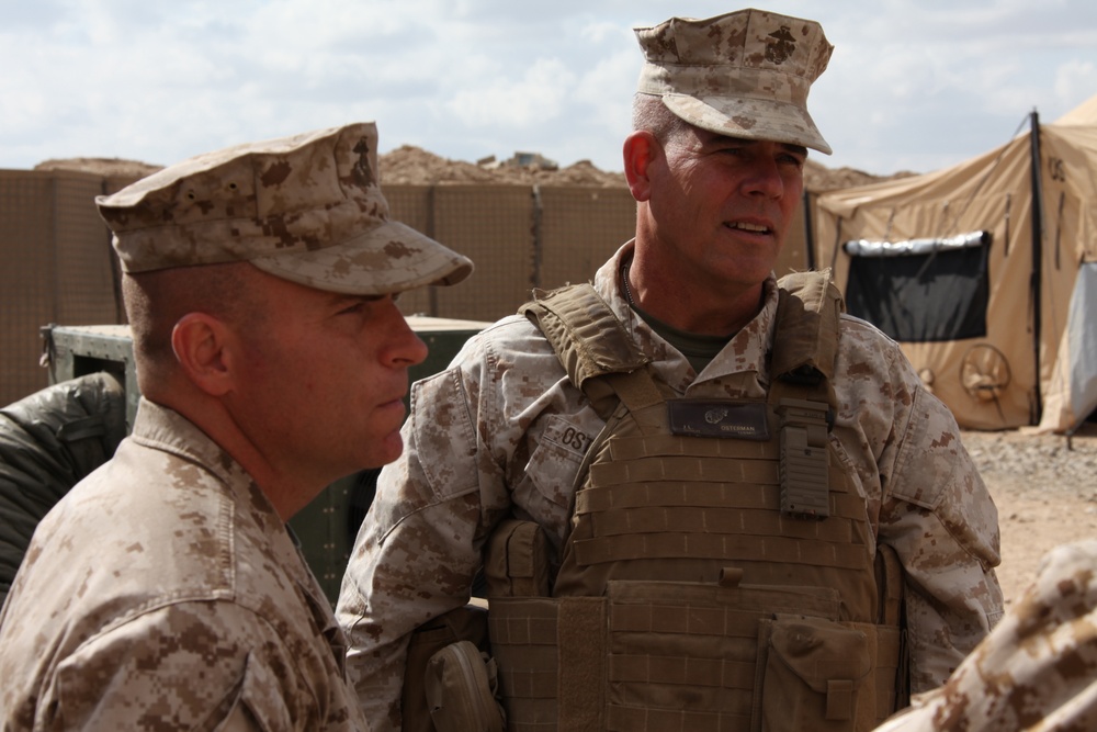 Brig. Gen. Osterman visit to Forward Operating Base Price