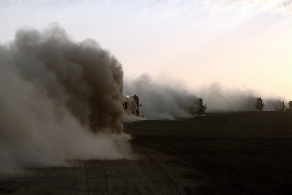 Motor transport Marines keep truckin'