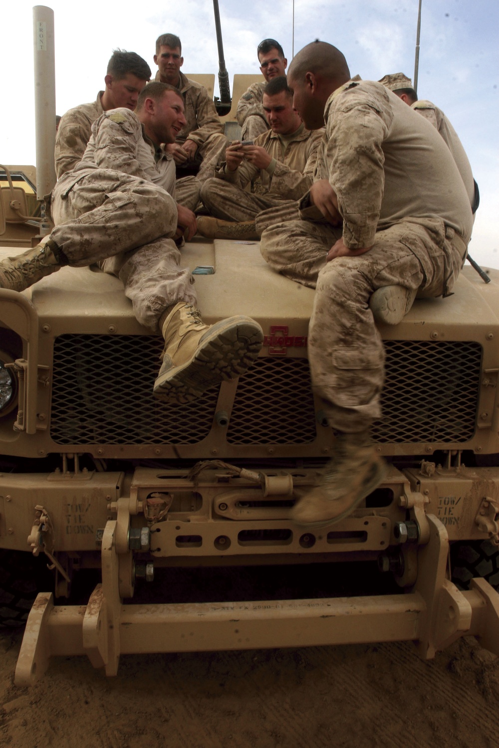 Motor transport Marines keep truckin'