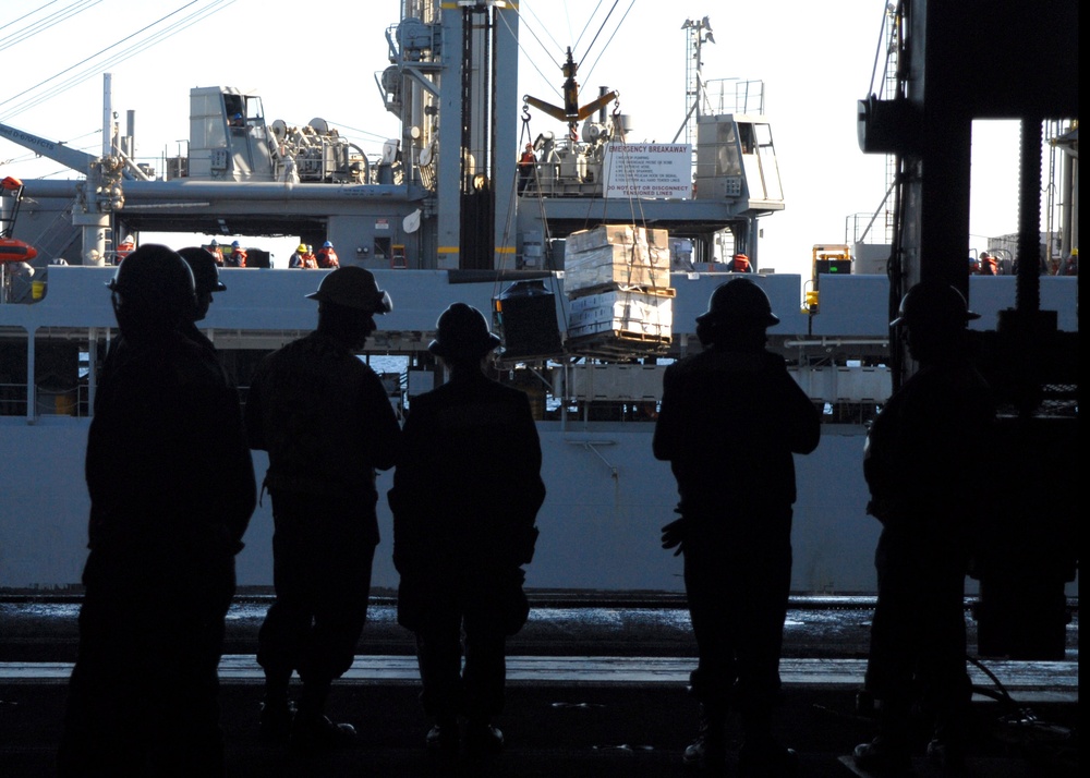 USS Ronald Reagan Action