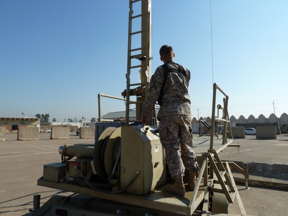 Eye in the sky: USD-C armor company maintains aerial surveillance equipment