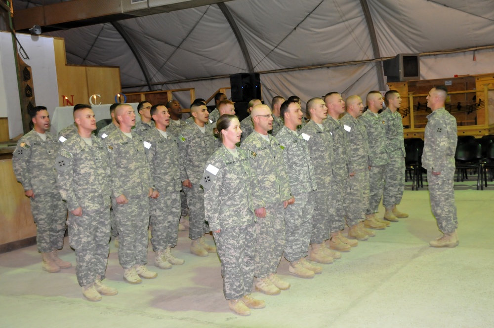 Phoenix Battalion holds NCO Induction Ceremony