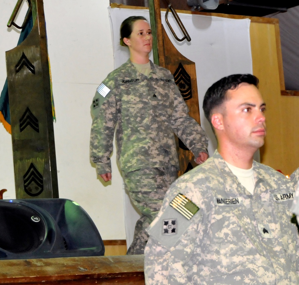 Phoenix Battalion holds NCO Induction Ceremony