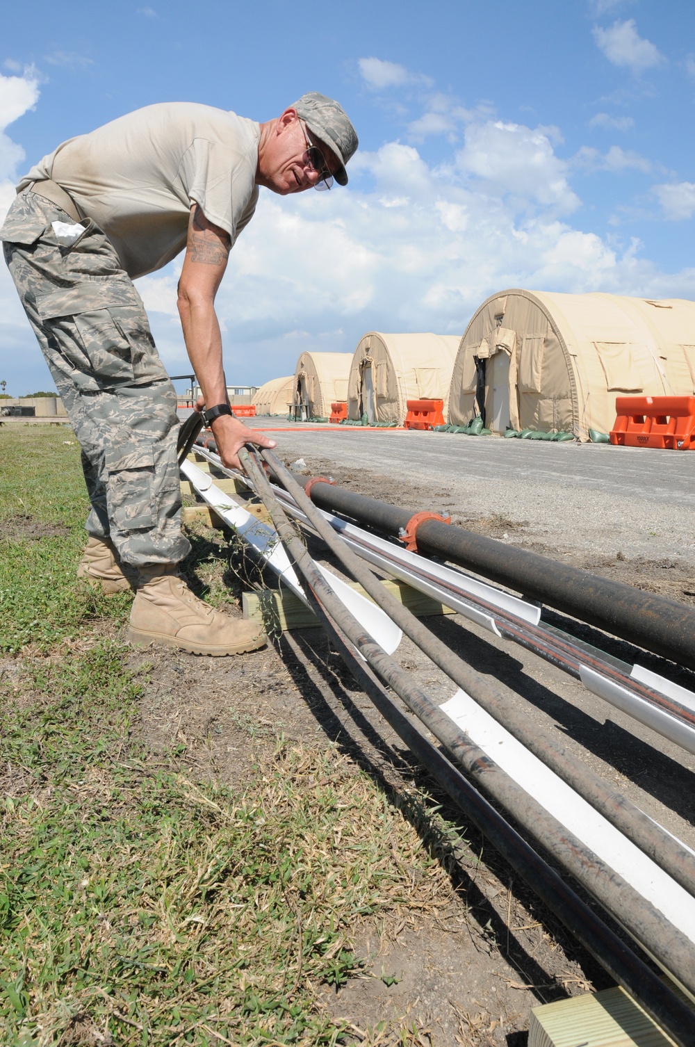 BEEF team works at Camp Justice in Guantanamo Bay