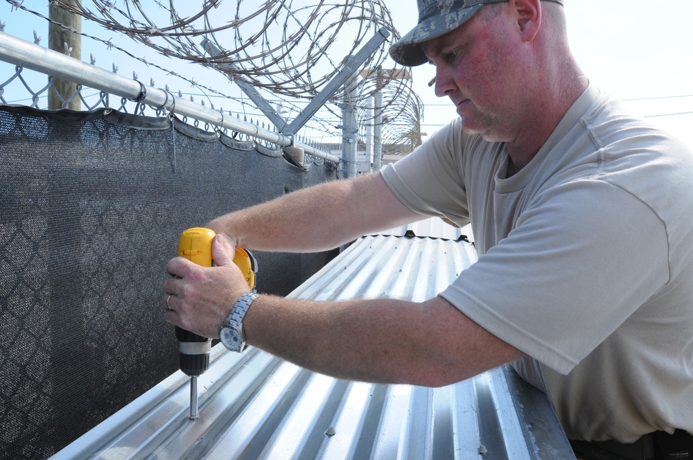 BEEF works at Camp Justice in Guantanamo Bay