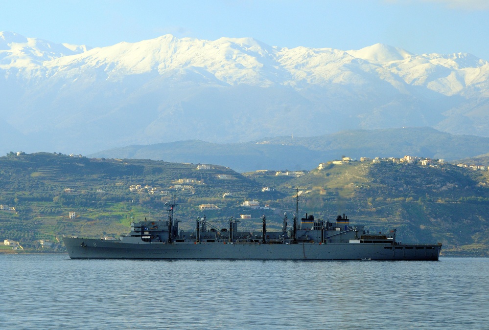 USNS Arctic visits Crete