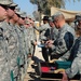 Combat action badge ceremony